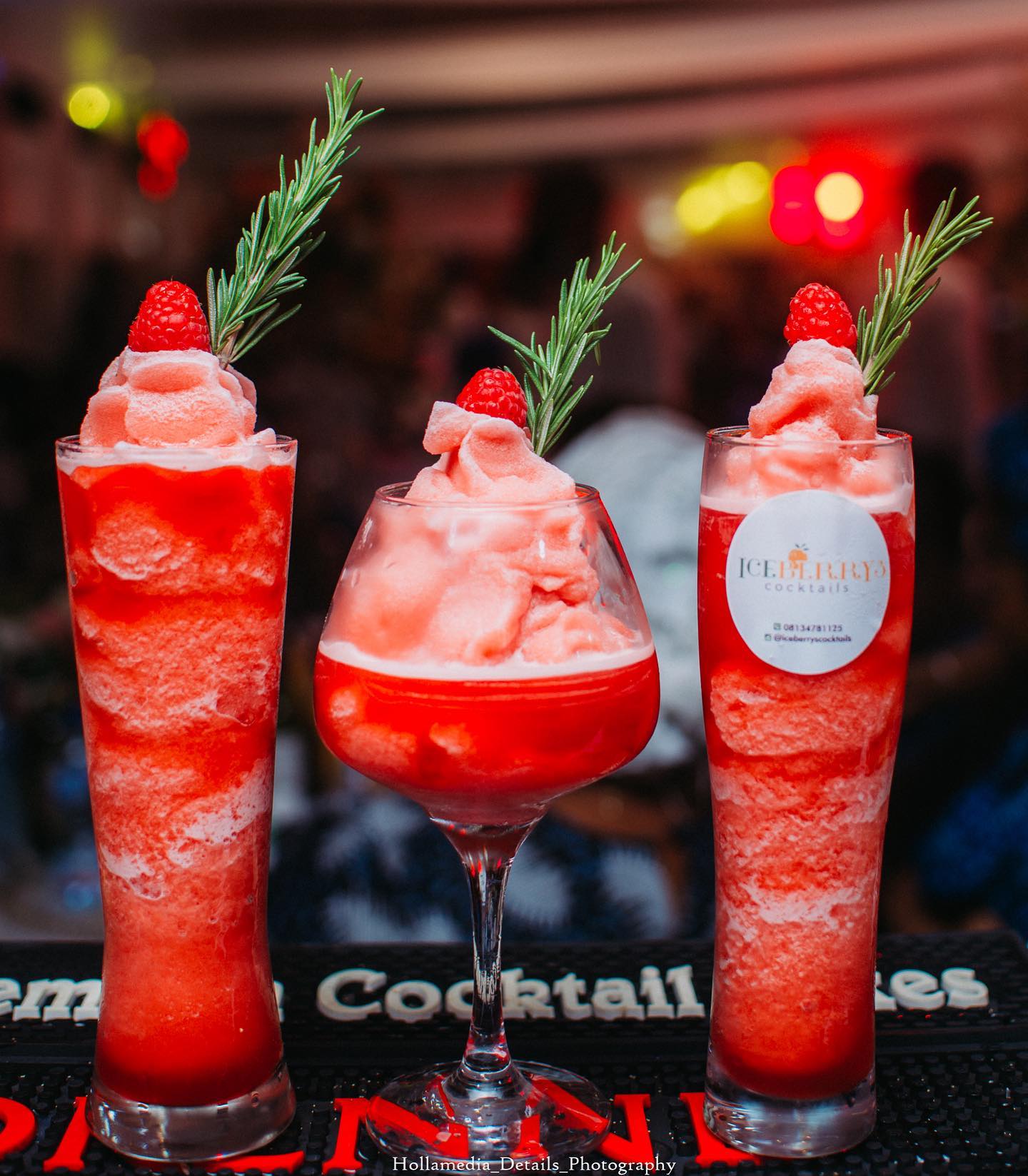 Ice berry cocktails